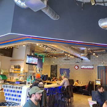 Grounded Kitchen, Coffee & Bar - people sitting at tables - Bars Near Me - Ottawa, Ontario