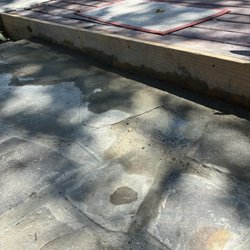 Terminator Termite & Pest Control - The board to close off an open area between our deck and some landscaping work we had done.