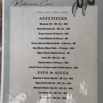 Rawsha Mediterranean Cuisine - Menu - Salad Near Me - Orlando, Florida