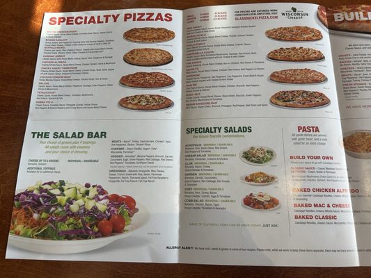 Menu photo 2 Glass Nickel Pizza Co. Brookfield Brookfield, WI