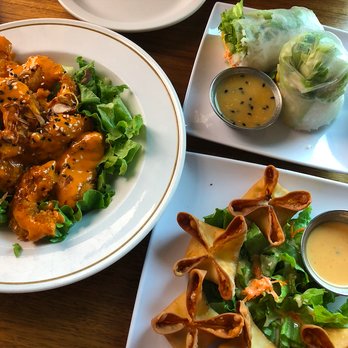 Rice Paper on 7th - Clockwise: Sebastian Spring Roll, Lobster Puffs, Fire Cracker Shrimp - Vietnamese Near Me - Phoenix, Arizona Rice Paper on 7th - Clockwise: Sebastian Spring Roll, Lobster Puffs, Fire Cracker Shrimp - Vietnamese Near Me - Phoenix, Arizona