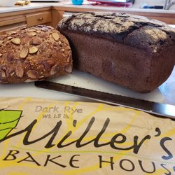Miller's Bake House - Miller's Chico Nut and Dark Rye, whole grain, organic and delicious!