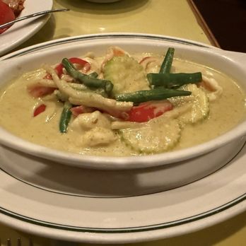 Chow Thai Cuisine - Green Shrimp Curry - Thai Near Me - Boca Raton, Florida