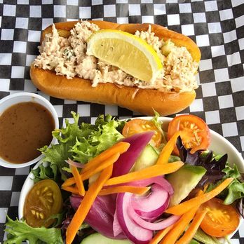 Vic Social - Lobster roll with house salad - Cocktail Bars Near Me - Picton, Ontario Vic Social - Lobster roll with house salad - Cocktail Bars Near Me - Picton, Ontario