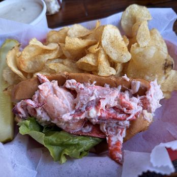 Gilbert's Chowder House - Maine Lobster Roll, fresh and delicious! Generous amount of lobster. - Seafood Near Me - Portland, Maine