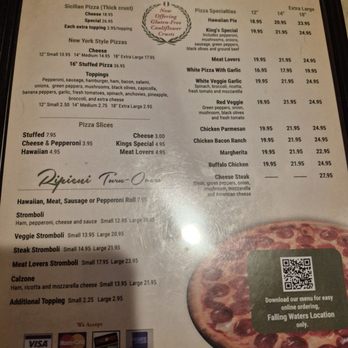 Kings New York Pizza - Falling Waters - Menu - Italian Near Me - Falling Waters, West Virginia