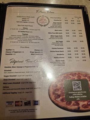 Menu photo 4 Kings New York Pizza - Falling Waters Falling Waters, WV