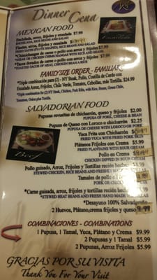 Menu photo 5 Mary's Restaurant Phoenix, AZ