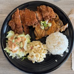 Chicken Teriyaki & Katsu Combo Plate Chicken Teriyaki & Katsu Combo Plate