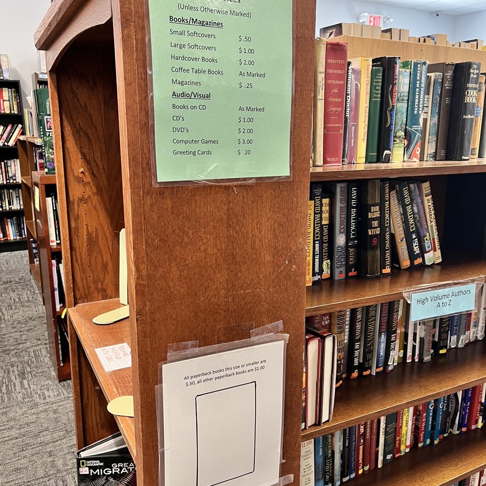 Nova Thrift Shop - Book pricing - paper backs are priced by size - ha ! - Thrift Stores Near Me - Hilltown, Pennsylvania Nova Thrift Shop - Book pricing - paper backs are priced by size - ha ! - Thrift Stores Near Me - Hilltown, Pennsylvania