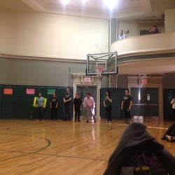 Notre Dame School - Side view of the gym