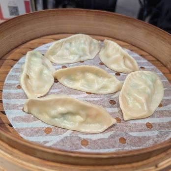 Dough Zone Dumpling House - San Jose - Shrimp and Zucchini Steamed Dumplings - Noodles Near Me - San Jose, California Dough Zone Dumpling House - San Jose - Shrimp and Zucchini Steamed Dumplings - Noodles Near Me - San Jose, California
