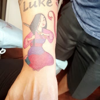 Make Luck Tattoo - Mulan - Tattoo Near Me - Redondo Beach, California