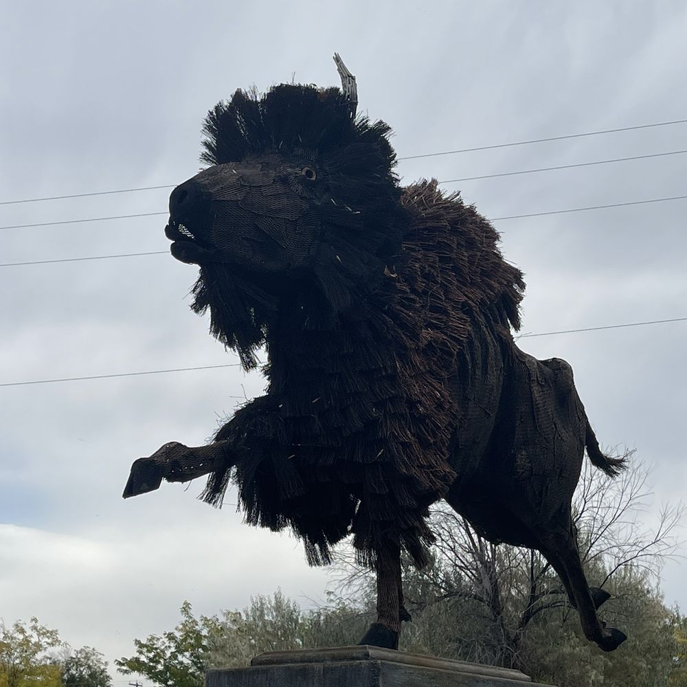 Sacajawea Hotel - Local Art displayed. - Hotels Near Me - Three Forks, Montana