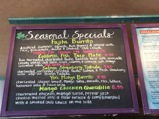 Menu photo 3 Dos Coyotes Border Cafe Sacramento, CA