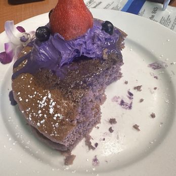 Guieb Cafe - Sorry already ate half of the ube pancakes with mascarpone - New American Near Me - Honolulu, Hawaii Guieb Cafe - Sorry already ate half of the ube pancakes with mascarpone - New American Near Me - Honolulu, Hawaii