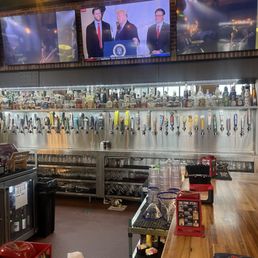 Loads of beers on tap for all beer lovers