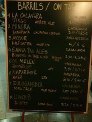 Menu photo 4 Cerveseria Catalluna Barcelona, B Menu photo 4 Cerveseria Catalluna Barcelona, B