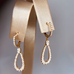 Borthwick Jewelry - Diamond Earrings in Rose Gold