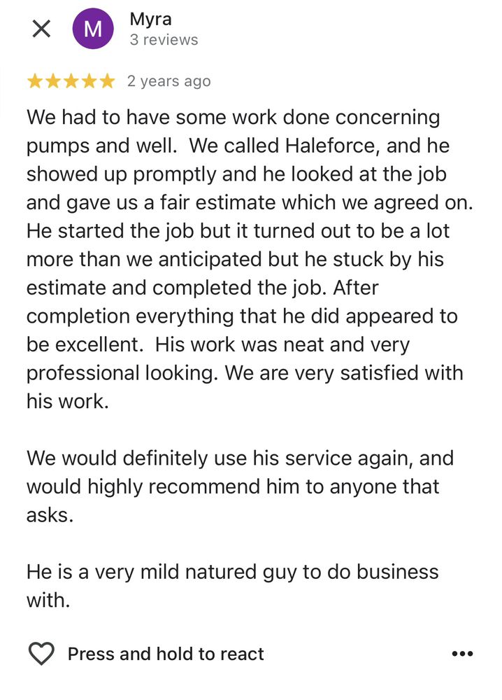 Slide of Haleforce Services