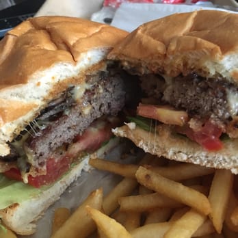 The Trails Eatery - burger was super tasty but meat was beyond overcooked. i asked for medium rare. - Breakfast & Brunch Near Me - San Diego, California