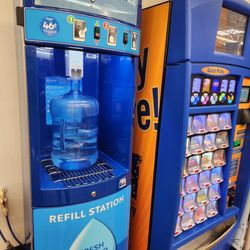 Walmart Neighborhood Market - Primo filtered water machine and Texas Lottery located inside