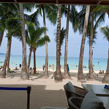 Palm Tree - view from out side seating area of Palm Tree Resturant - Filipino Near Me - Malay, AKL