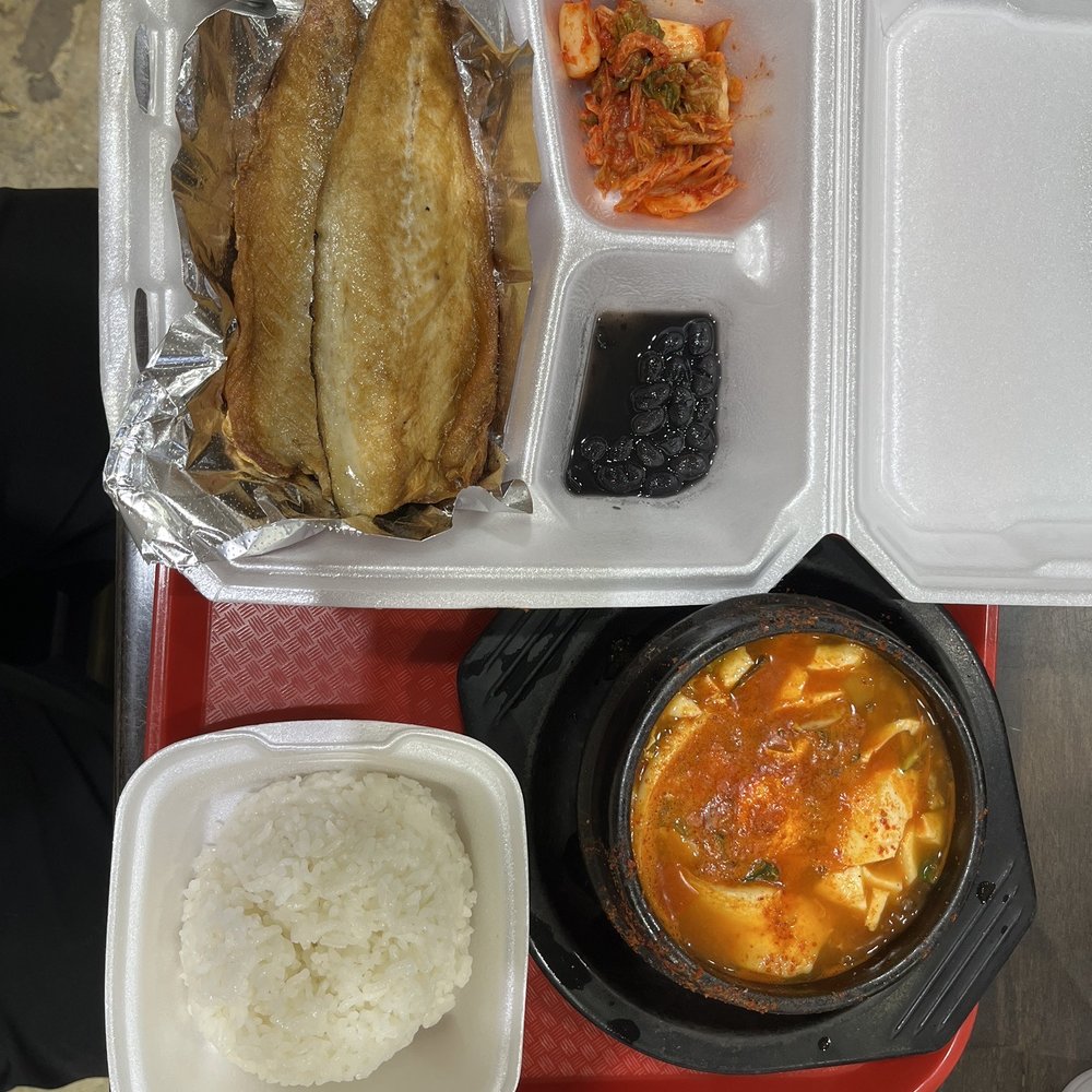 Seoul Soon Tofu - Pan seared mackerel & seafood soft tofu stew - Korean Near Me - Orlando, Florida Seoul Soon Tofu - Pan seared mackerel & seafood soft tofu stew - Korean Near Me - Orlando, Florida