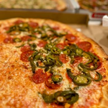 Colosseum New York Pizza - pepperoni and jalapenos - Pizza Near Me - Milpitas, California Colosseum New York Pizza - pepperoni and jalapenos - Pizza Near Me - Milpitas, California