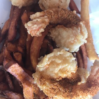 The Twisted Crab - Hampton - Shrimp basket with sweet potato fries. - Seafood Near Me - Hampton, Virginia The Twisted Crab - Hampton - Shrimp basket with sweet potato fries. - Seafood Near Me - Hampton, Virginia