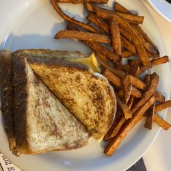 Route 66 Railway Cafe - Grilled cheese with sweet potato fries.