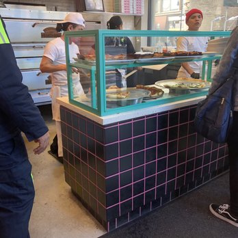 Upside Pizza - Inside--small with cool, minimalist decor - Pizza Near Me - New York, New York