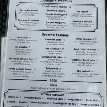 Martine's RiverHouse Restaurant - New American Near Me - New Hope, Pennsylvania Martine's RiverHouse Restaurant - New American Near Me - New Hope, Pennsylvania