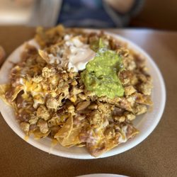 Grilled chicken nachos, highly recommend!