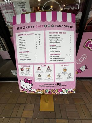 Menu photo 1 Hello Kitty Cafe Vancouver, BC
