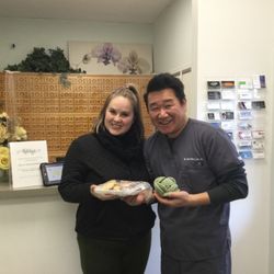 Kansas Acupuncture & Chiropractic Clinic - Patient gave us cookies and a hand-made decorative item!