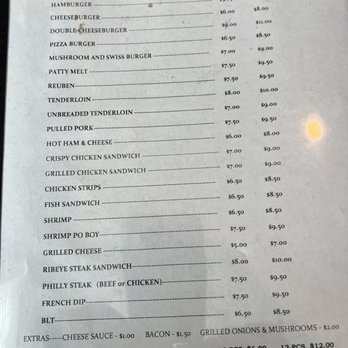 Genisio's Bar and Grill - Menus, as of 10/30/23 - Pubs Near Me - Woodhull, Illinois
