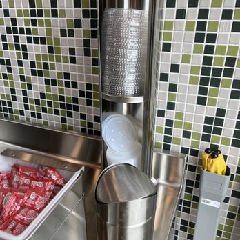 Wingstop - Beverage lid dispenser - Chicken Wings Near Me - Redlands, California