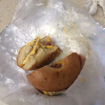 Wholy Bagel - Can't go wrong with Taylor ham, eggs and cheese on an everything bagel! - Bagels Near Me - Austin, Texas