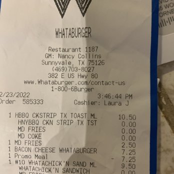 Whataburger - Burgers Near Me - Sunnyvale, Texas Whataburger - Burgers Near Me - Sunnyvale, Texas