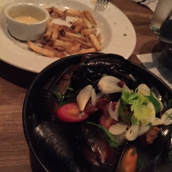 Eureka! - Demolished truffle fries and the mussels - American Near Me - Berkeley, California