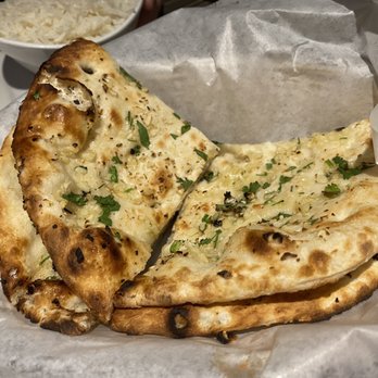 Mint Indian Bistro - Garlic Naan - Indian Near Me - Las Vegas, Nevada