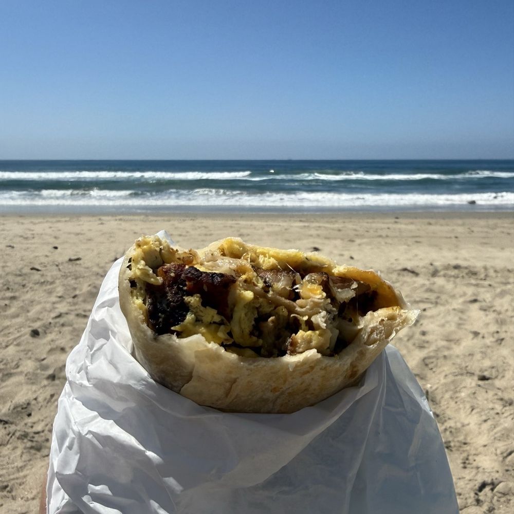 Morning Burrito with sausage and no beans Morning Burrito with sausage and no beans