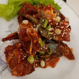 Marinated crab (spicy sauce) Marinated crab (spicy sauce)