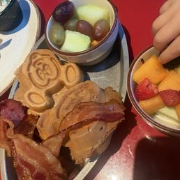 Mickey-shaped Waffles