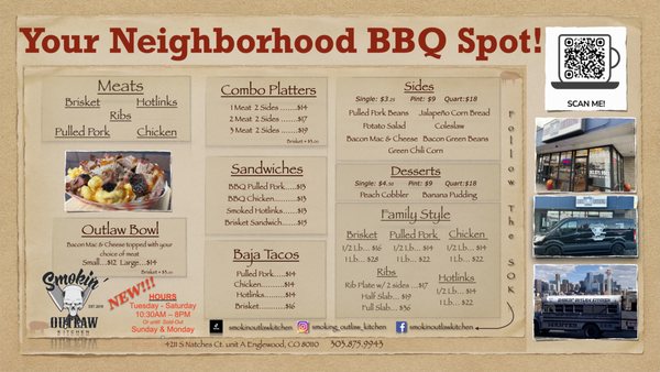 Menu photo 2 Smokin’ Outlaw Kitchen Englewood, CO Menu photo 2 Smokin’ Outlaw Kitchen Englewood, CO