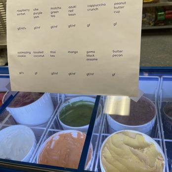 Sugar Koi - Some of the ice cream flavors.  The more "exotic" ones are the stand outs here! - Ice Cream & Frozen Yogurt Near Me - Cary, North Carolina