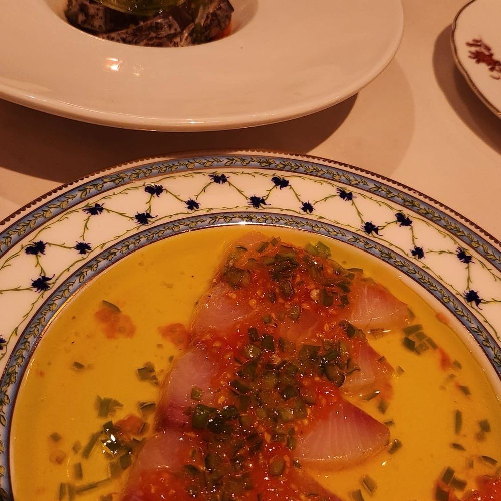 Or'esh - Yellowtail hamachi - Mediterranean Near Me - New York, New York Or'esh - Yellowtail hamachi - Mediterranean Near Me - New York, New York