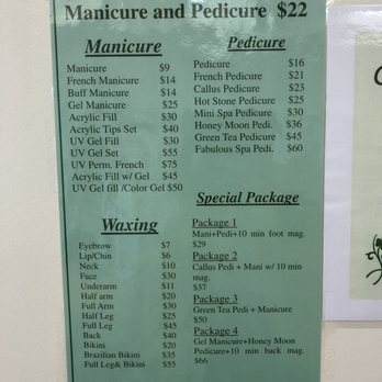 Fabulous Nail & Spa - Price list as of July 2018, very reasonable and great prices - Nail Salons Near Me - Glen Cove, New York