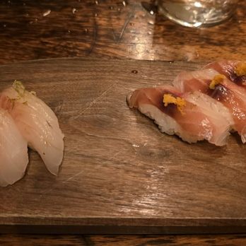 Uchi - Mejina and Isaki nigiri - Japanese Near Me - Dallas, Texas